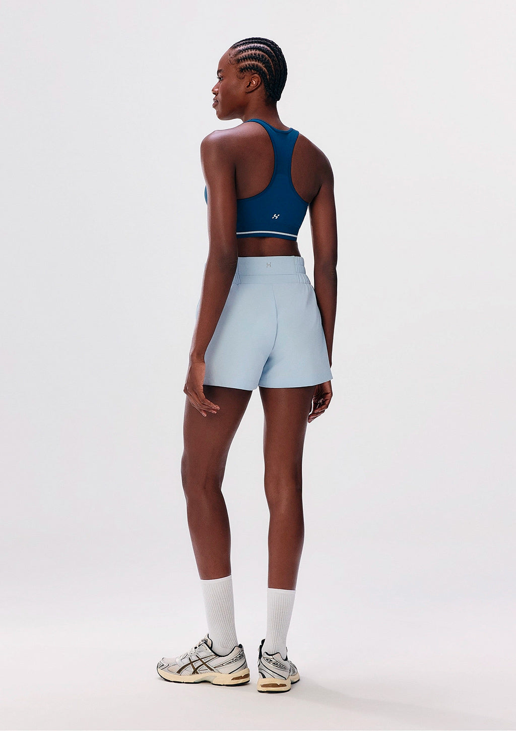 Shorts Esportivo Hering Runner Easy Care Feminino - Azul