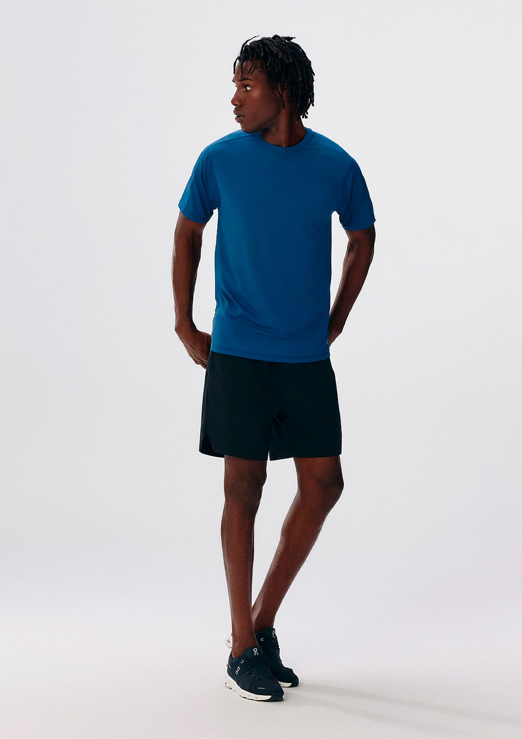 Bermuda Esportiva Hering Secagem Rápida Masculina - Preto