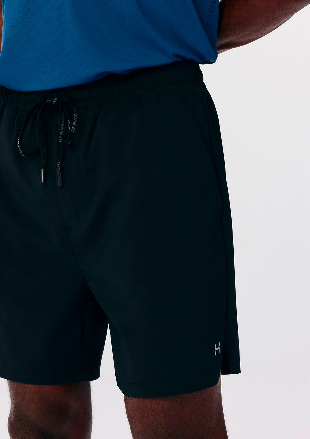 Bermuda Esportiva Hering Secagem Rápida Masculina - Preto