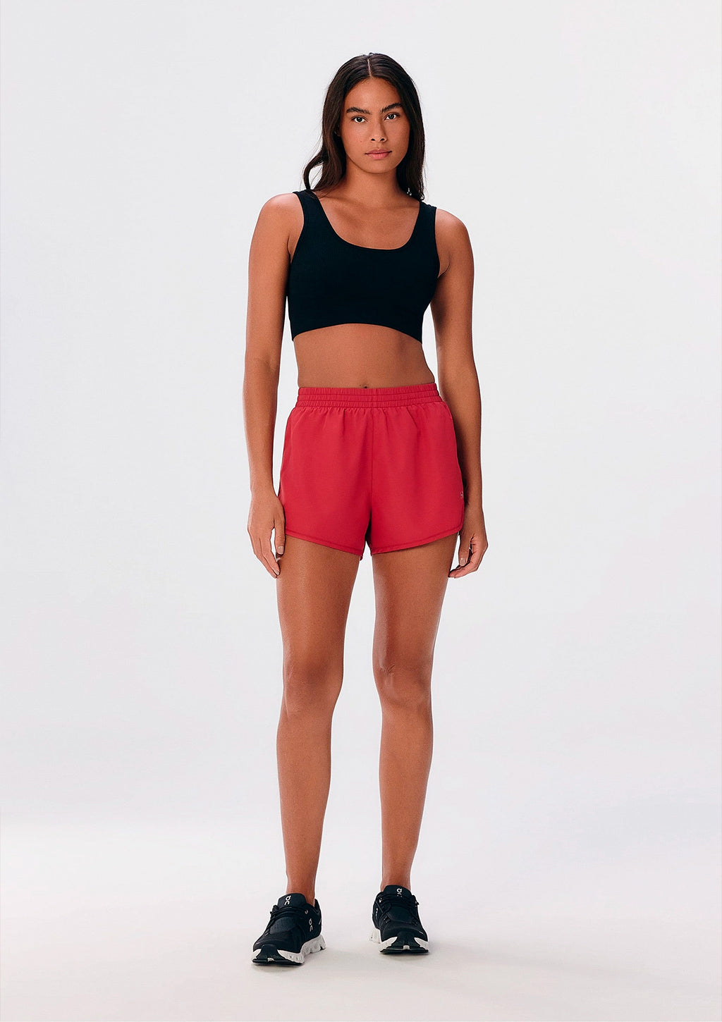 Shorts Esportivo Hering Runner Easy Care Feminino - Vermelho