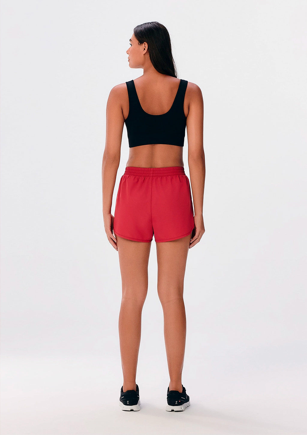 Shorts Esportivo Hering Runner Easy Care Feminino - Vermelho