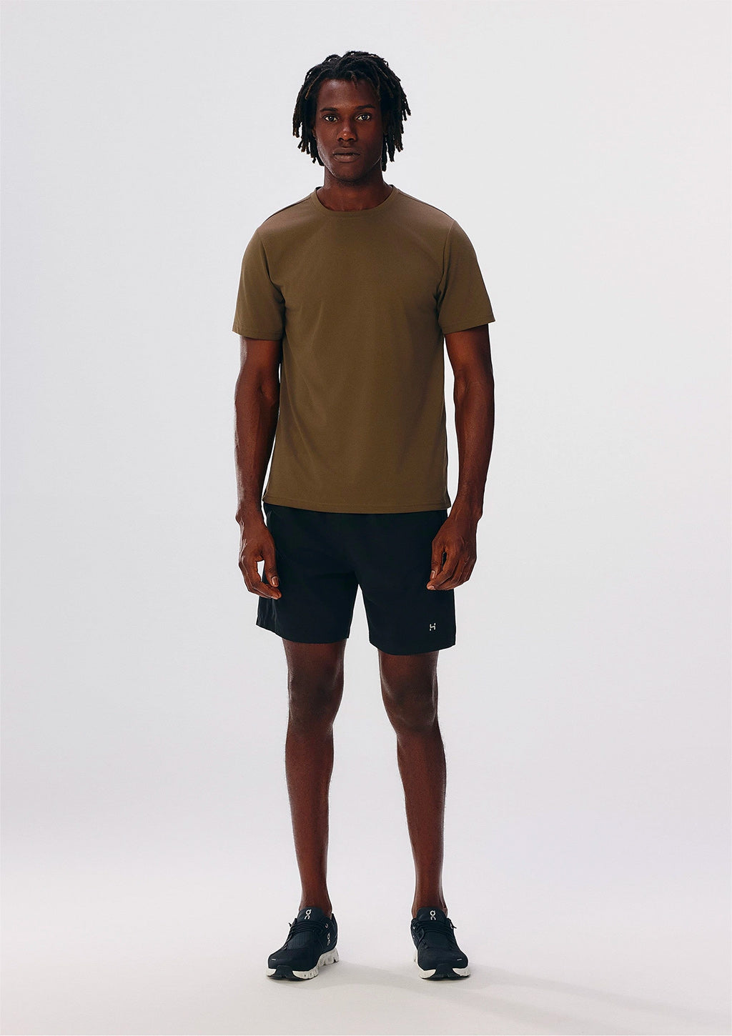 Camiseta Esportiva Básica Masculina Ultra Hering - Marrom