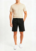 Bermuda Sarja Preta Masculina Shop 5 Denim