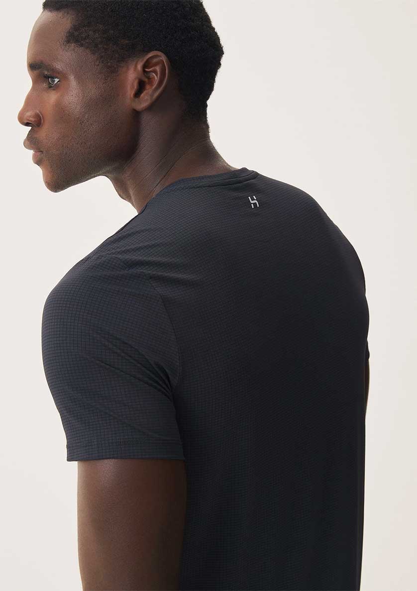 Camiseta Esportiva Manga Curta Fresh Secagem Rápida Masculina Hering - Preta