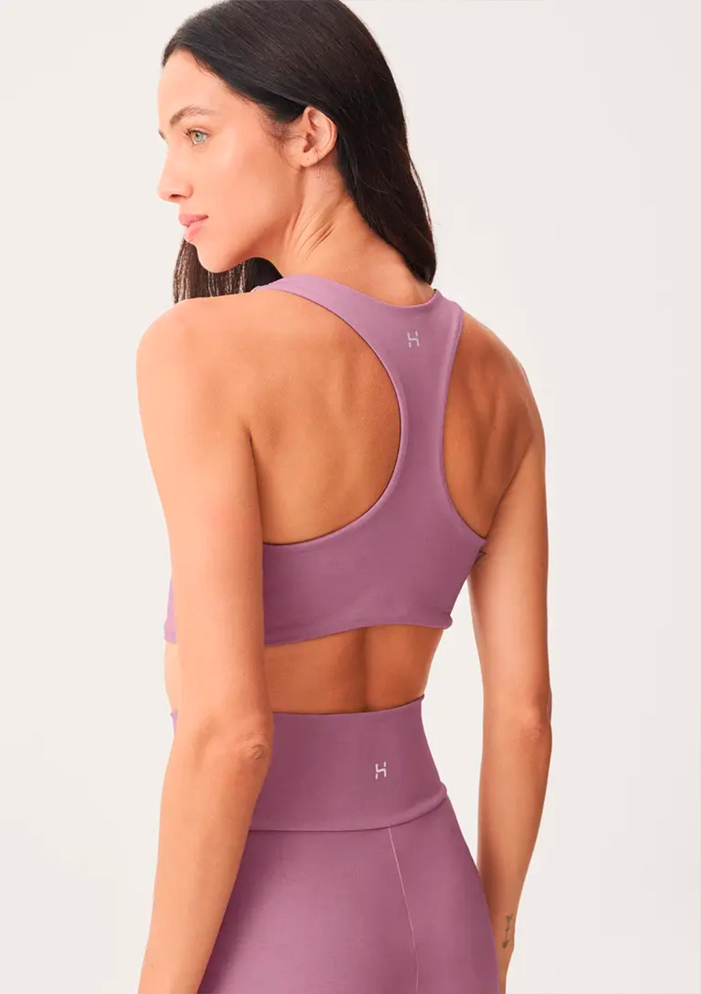 Top Esportivo Hero Hering Com Fio Lycra Feminino - Roxo