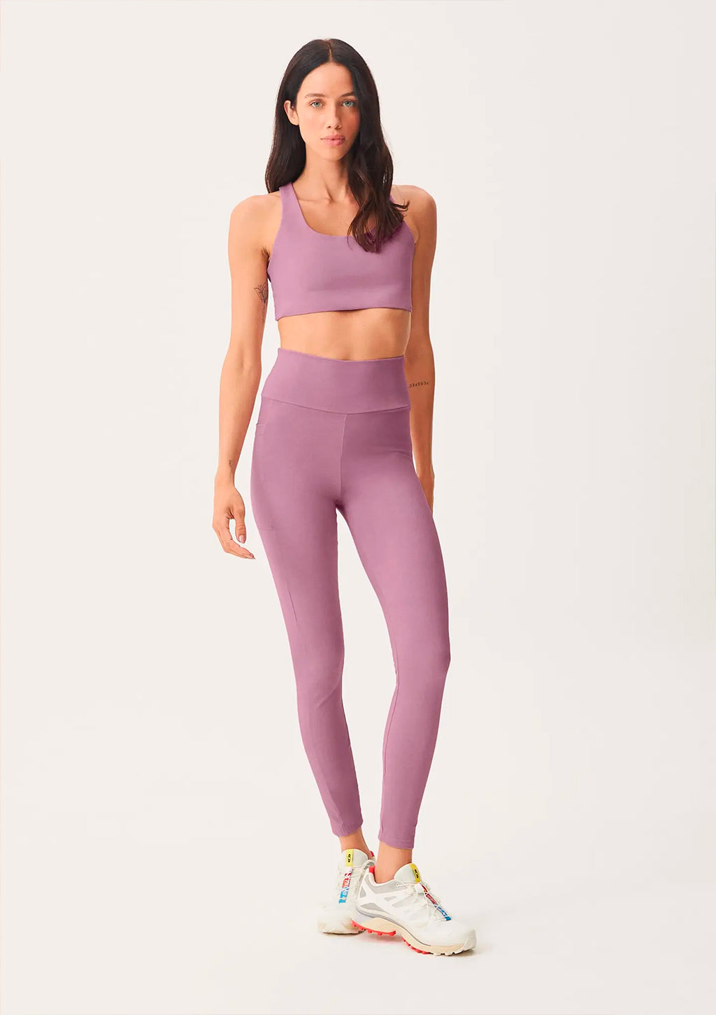 Top Esportivo Hero Hering Com Fio Lycra Feminino - Roxo