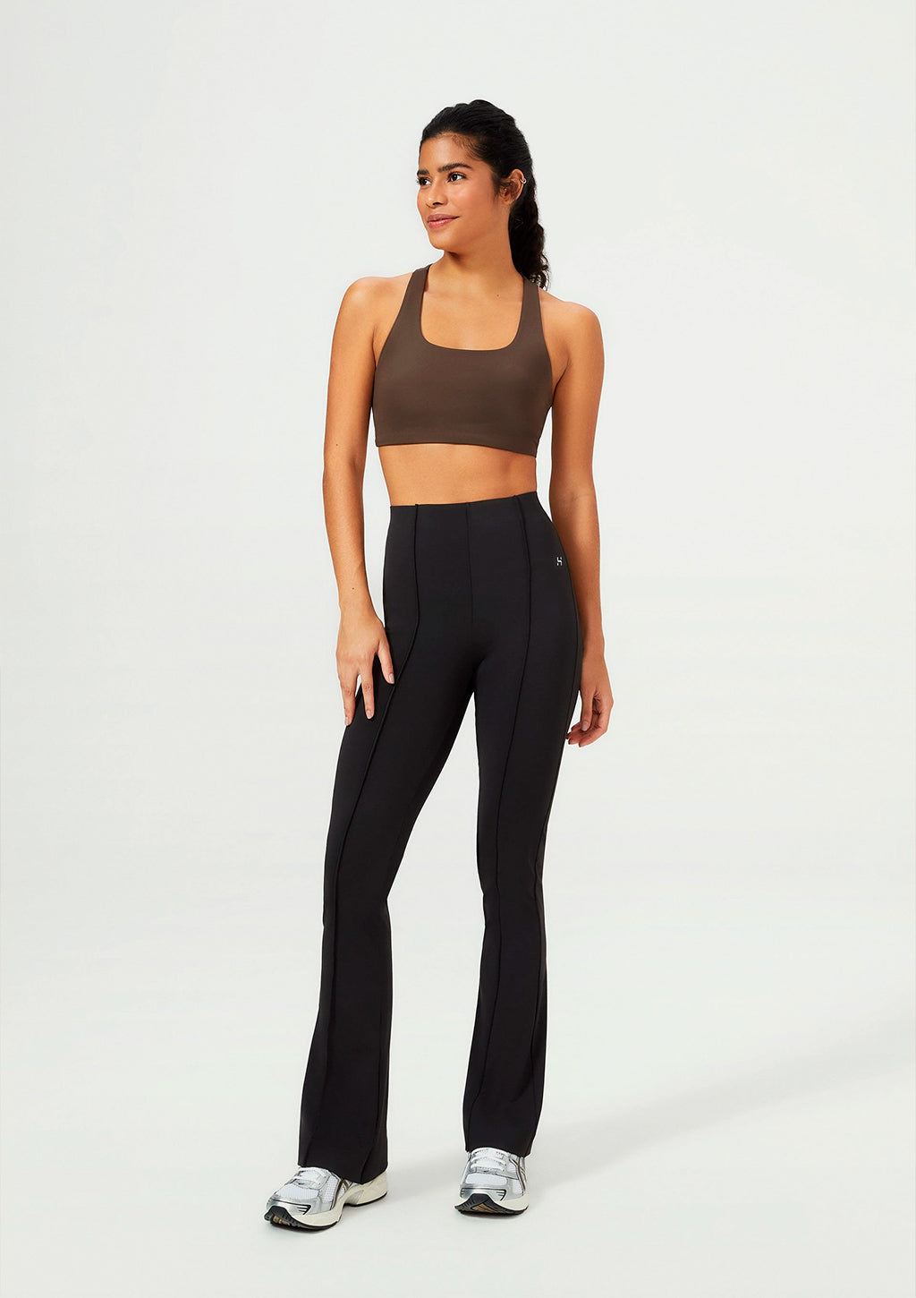 Top Esportivo Hero Hering Com Fio Lycra Feminino - Marrom