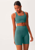 Top Esportivo Hero Hering Com Fio Lycra Feminino - Verde
