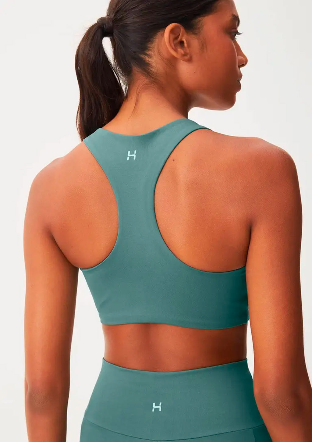 Top Esportivo Hero Hering Com Fio Lycra Feminino - Verde
