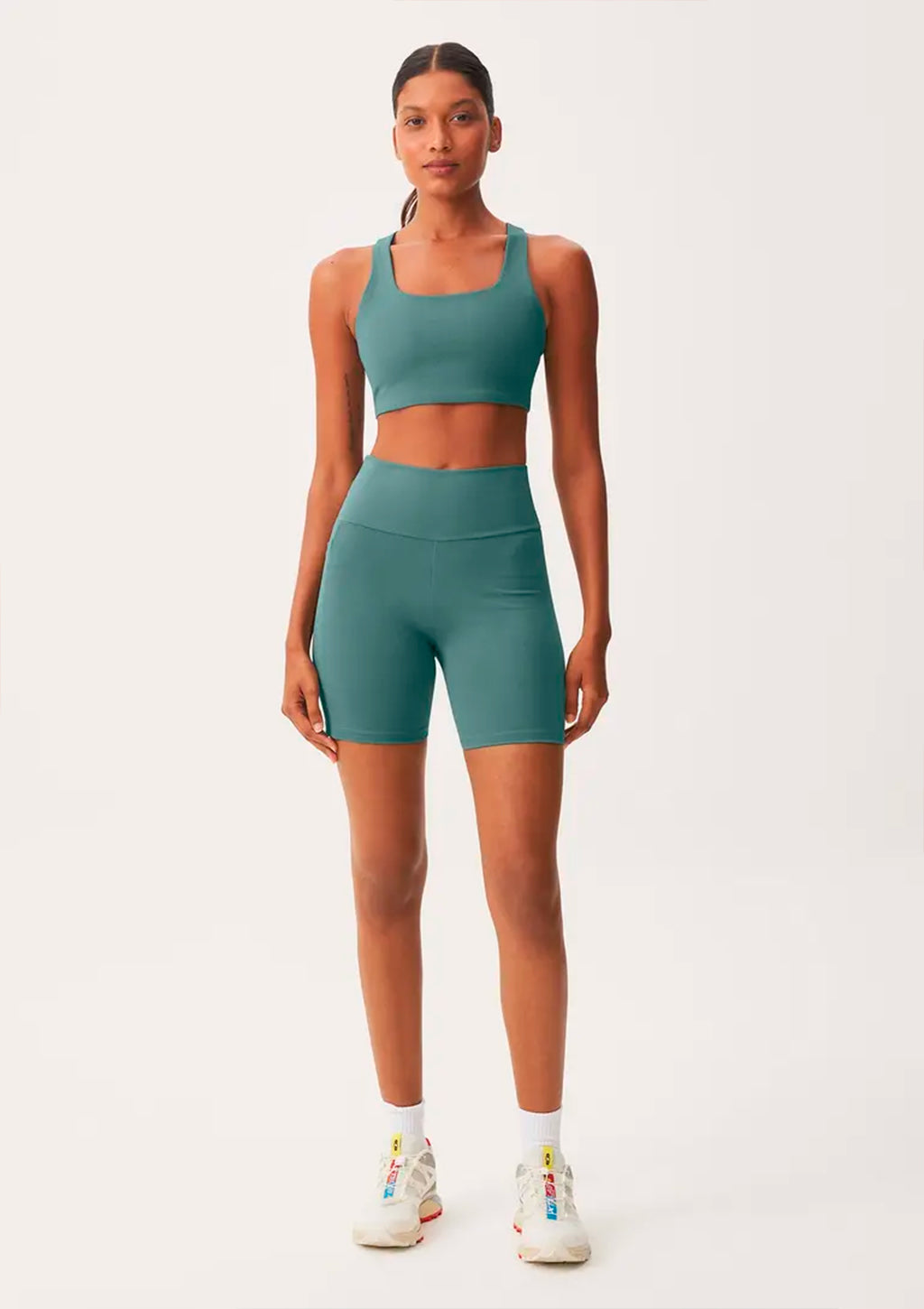 Top Esportivo Hero Hering Com Fio Lycra Feminino - Verde