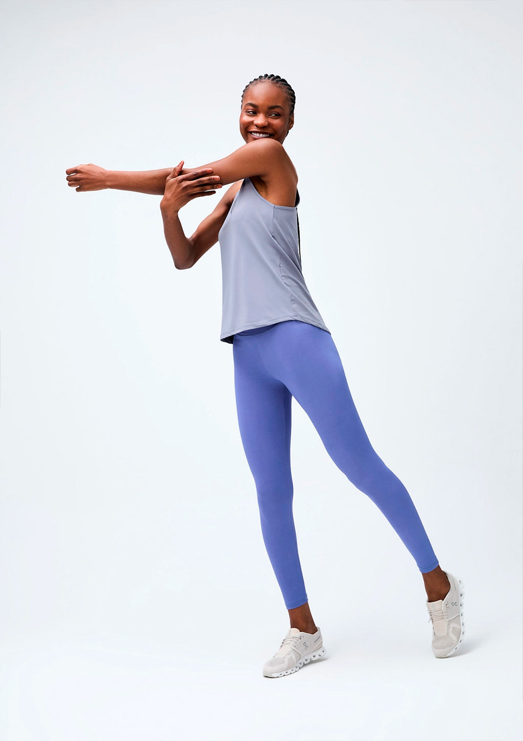 Calça Legging Hering Com Fio Lycra Feminina - Lilás
