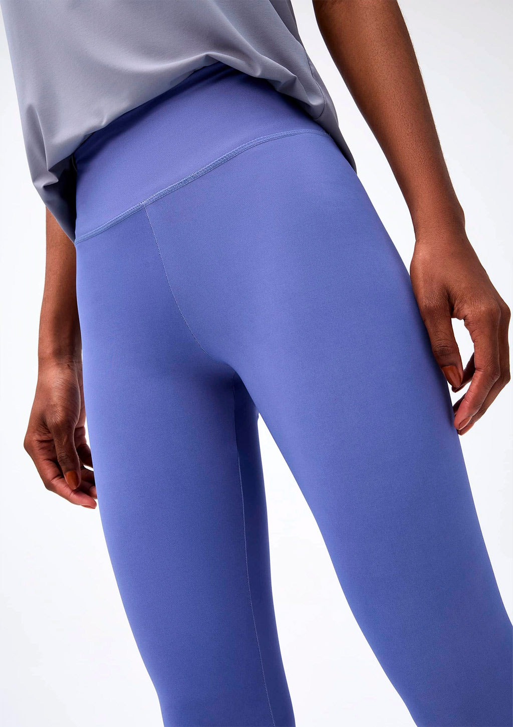 Calça Legging Hering Com Fio Lycra Feminina - Lilás
