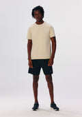 Camiseta Esportiva Masculina Rajada Easy Care Hering - Natural