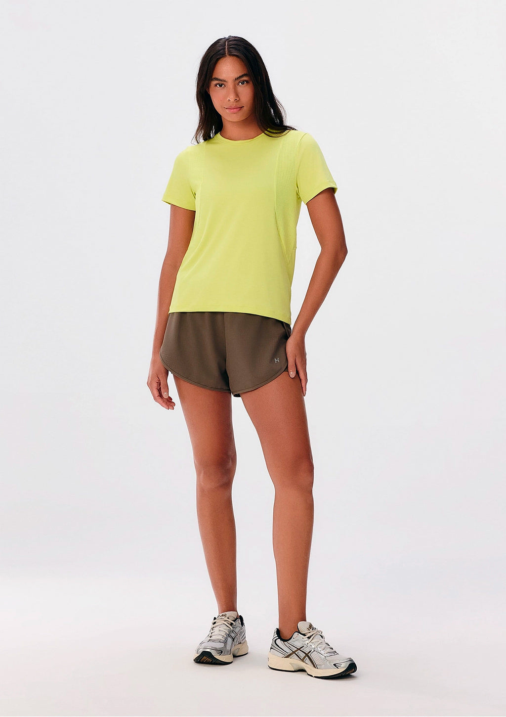 Camiseta Manga Curta Esportiva Hering Texturizada Com Secagem Rápida Feminina - Verde