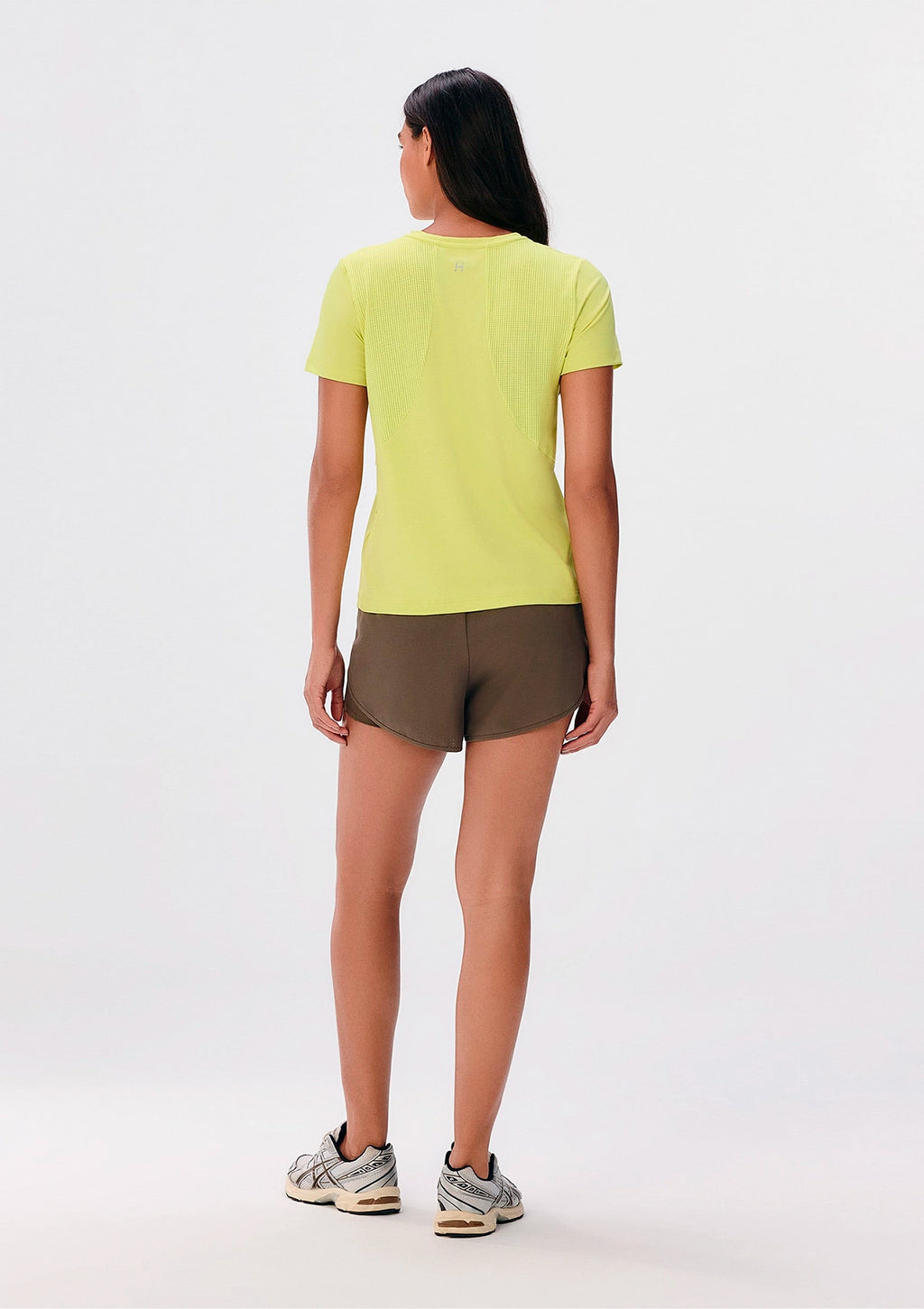Camiseta Manga Curta Esportiva Hering Texturizada Com Secagem Rápida Feminina - Verde