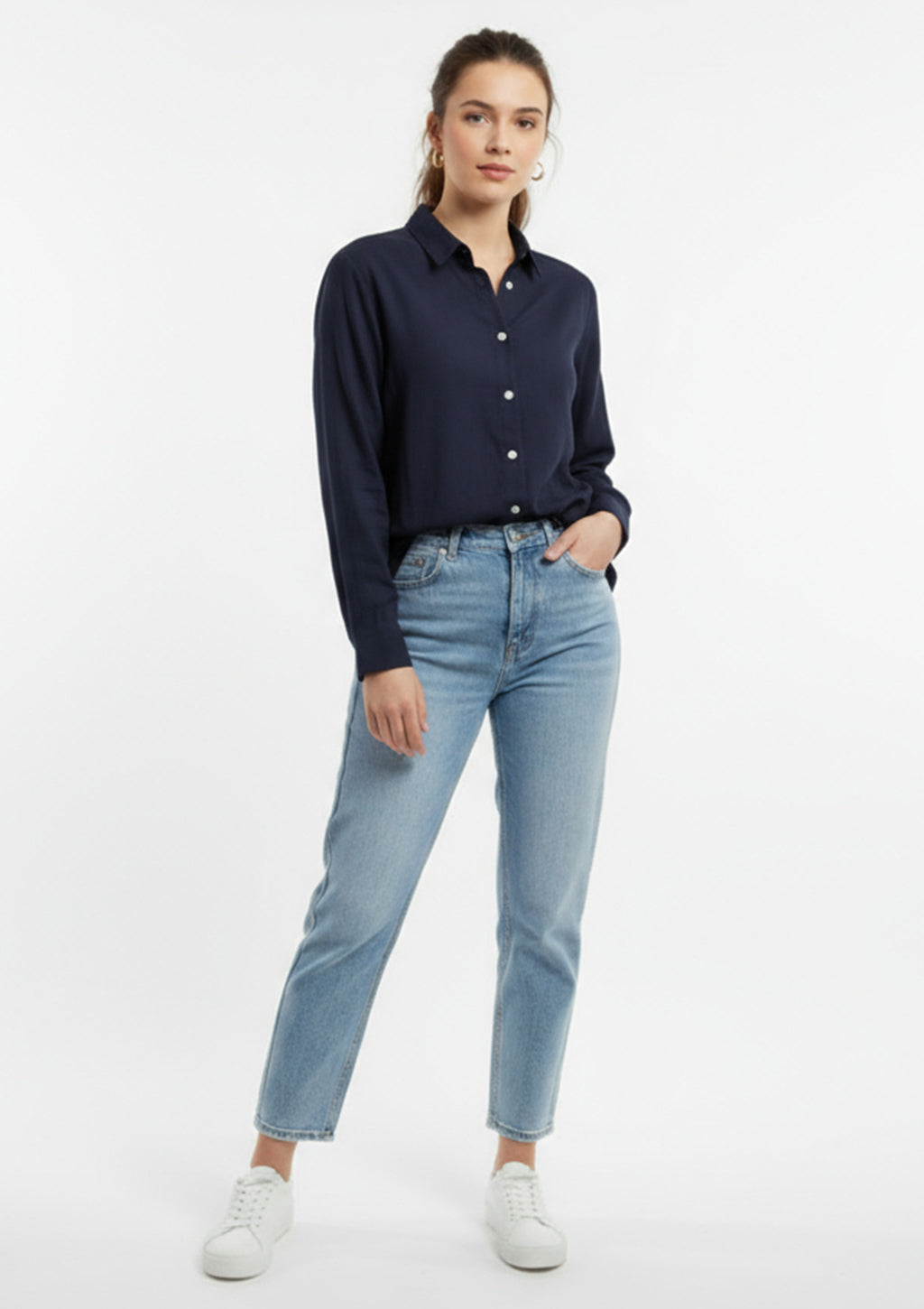 Camisa Feminina 100% Algodão Tissé