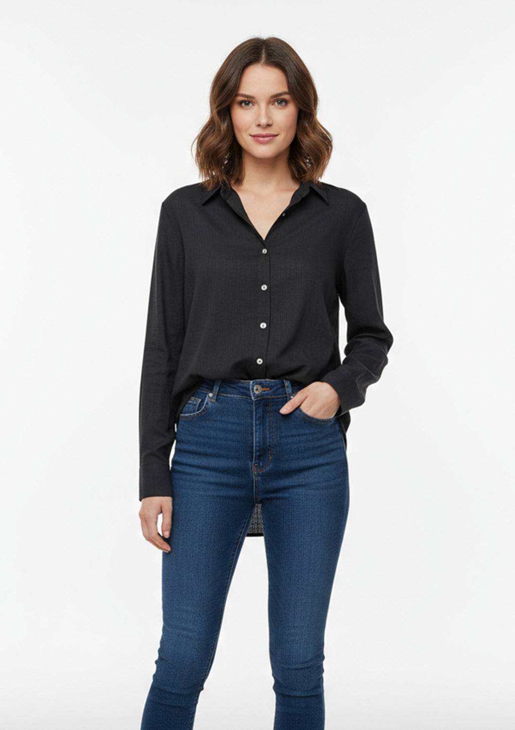 Camisa Feminina 100% Algodão Tissé