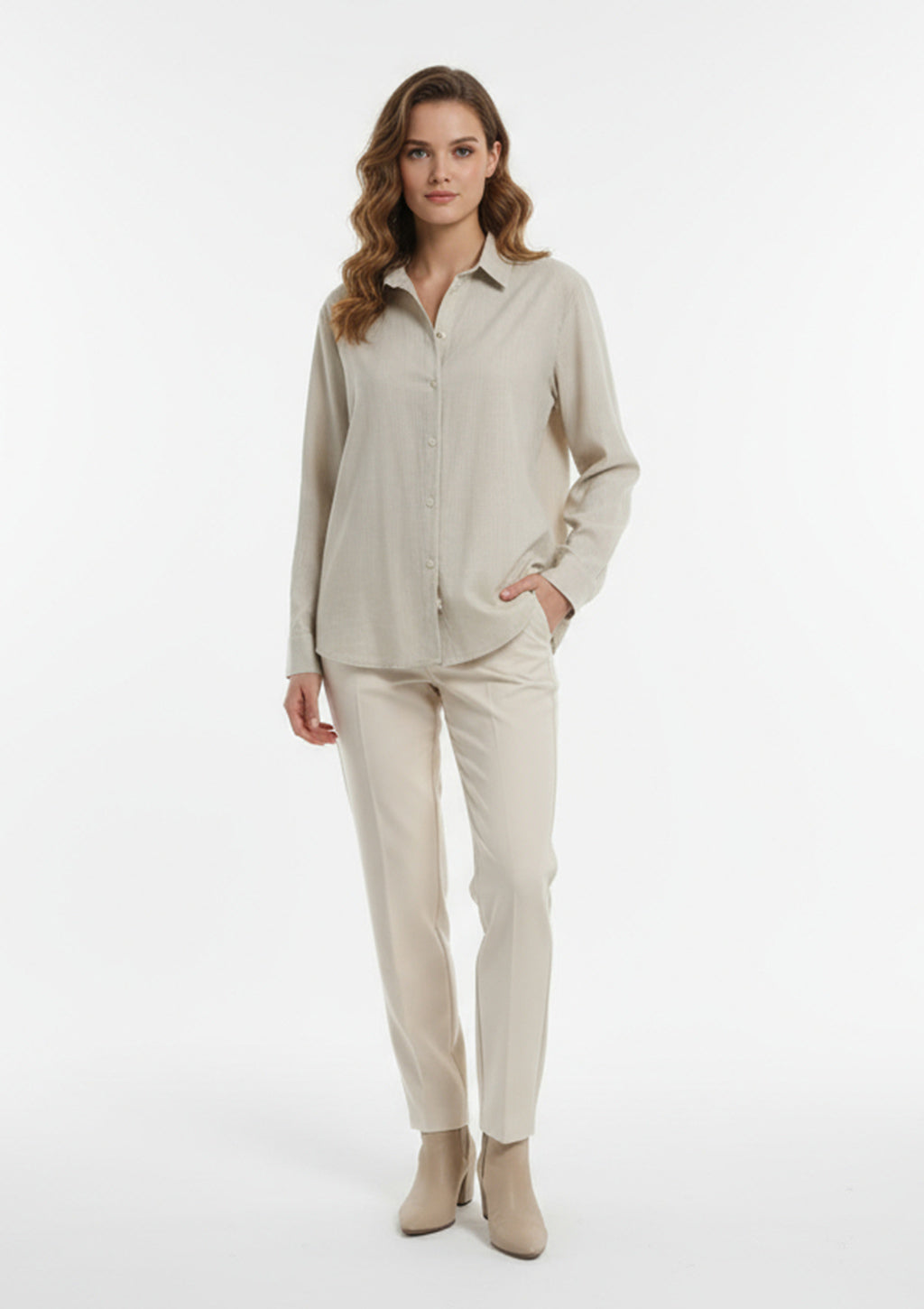 Camisa Feminina 100% Algodão Tissé