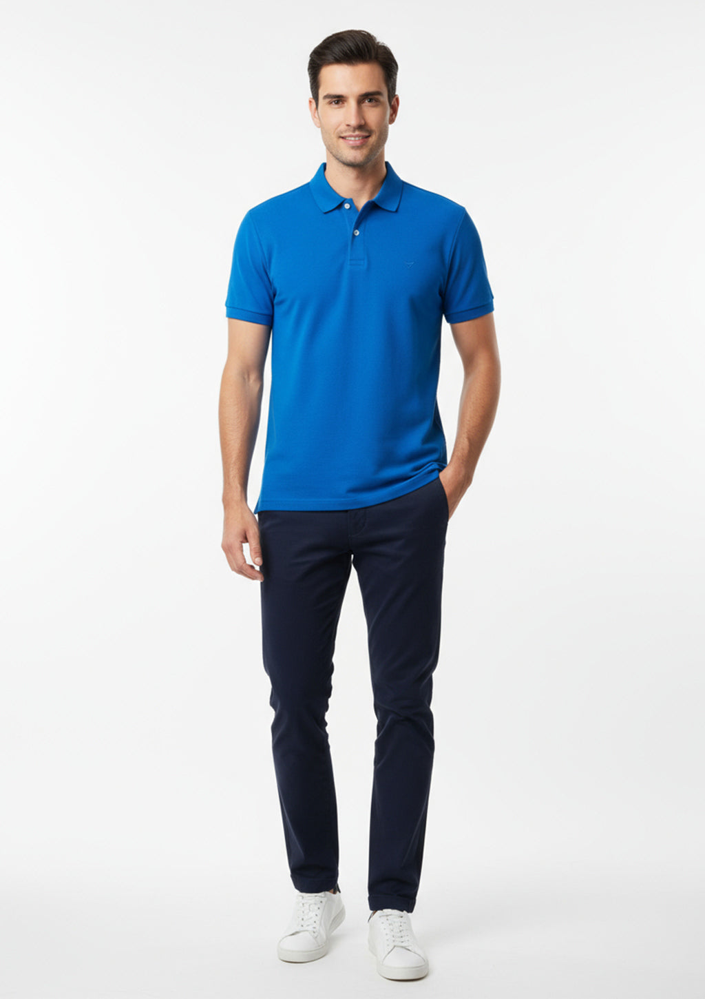 Camisa Polo Manga Curta Vokel Básica Masculina