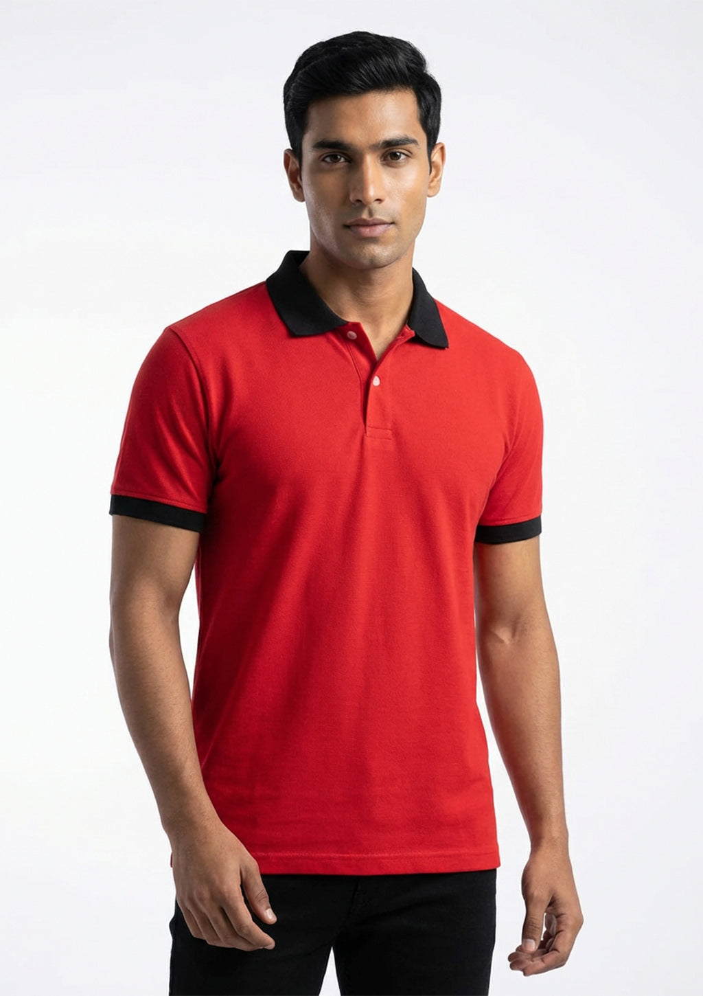 Camisa Polo Manga Curta Vokel Bicolor Masculina