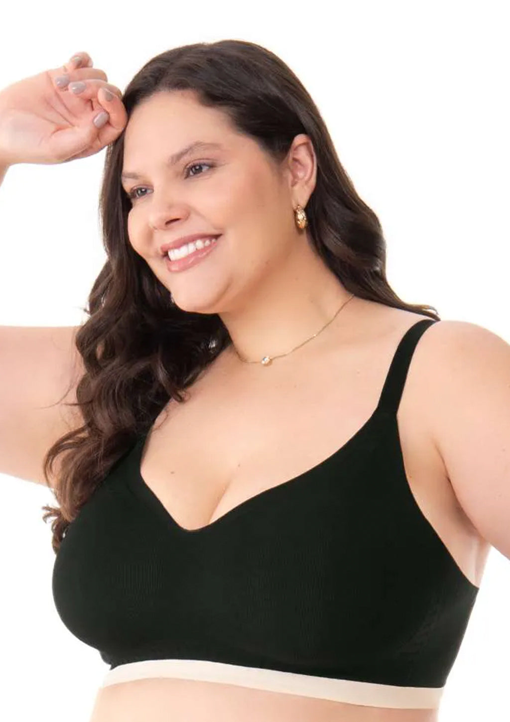 Sutiã laser Termofusionado Plus Zee Rucci Com Bojo Removível Estrutura Reforçada Feminino