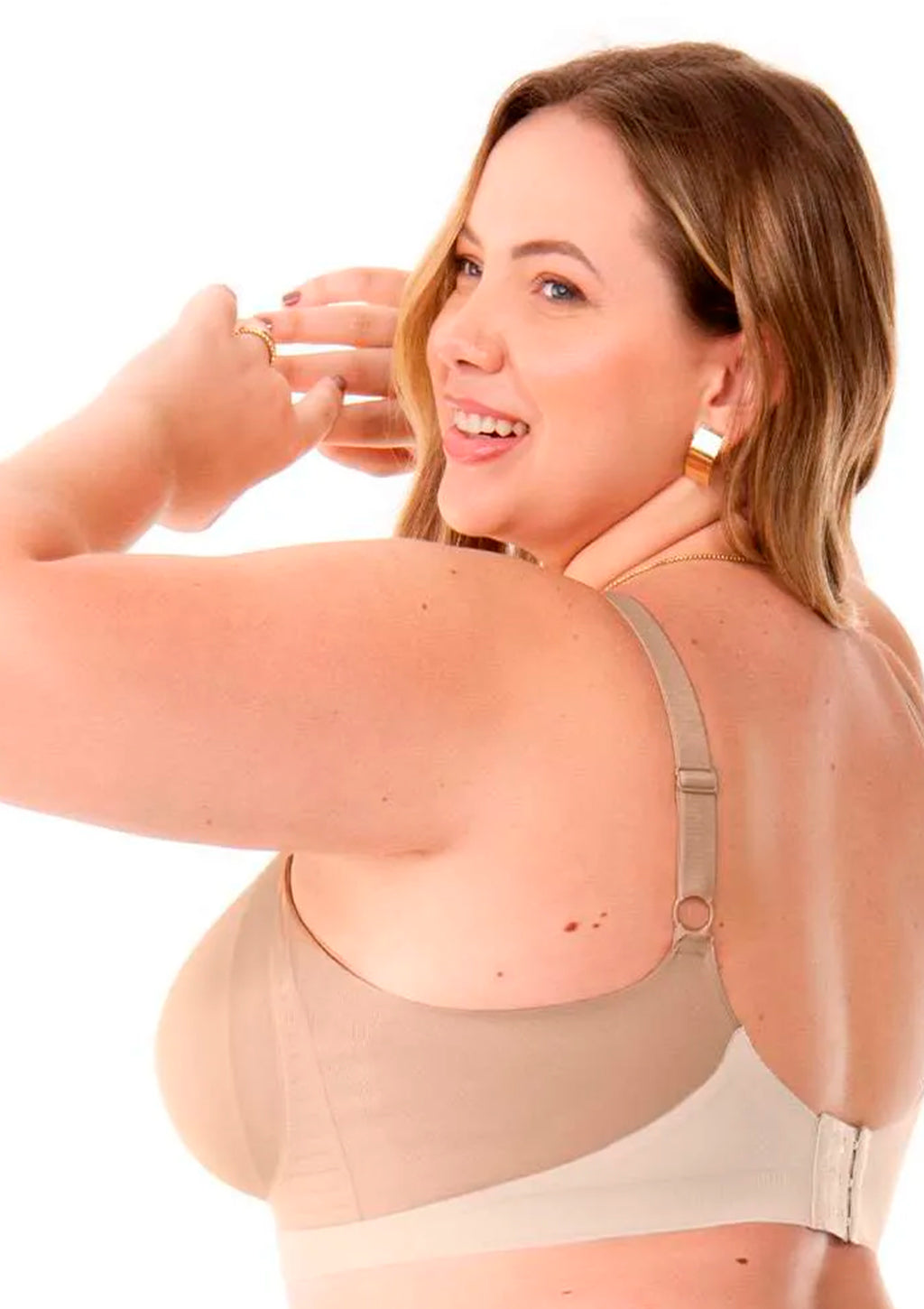 Sutiã laser Termofusionado Plus Zee Rucci Com Bojo Removível Estrutura Reforçada Feminino