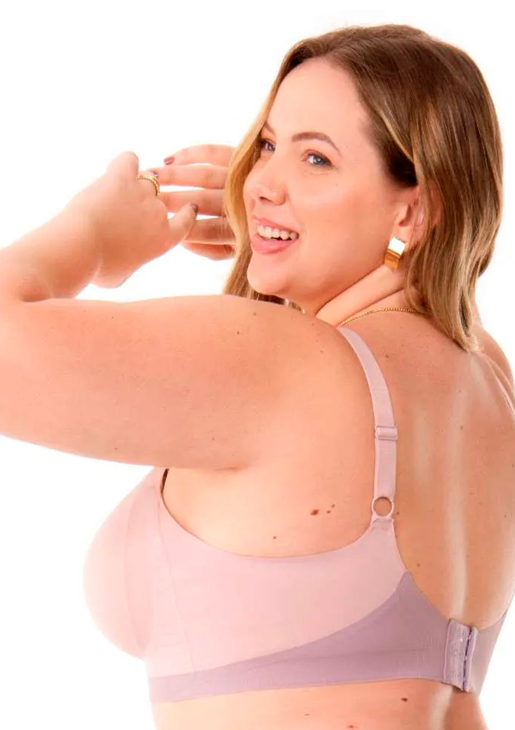 Sutiã laser Termofusionado Plus Zee Rucci Com Bojo Removível Estrutura Reforçada Feminino