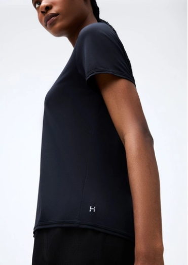 Camiseta Esportiva Hering Básica Easy Care Feminina - Preta
