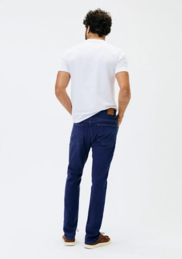 Calça Jeans Hering Skinny Soft Touch Masculina - Azul