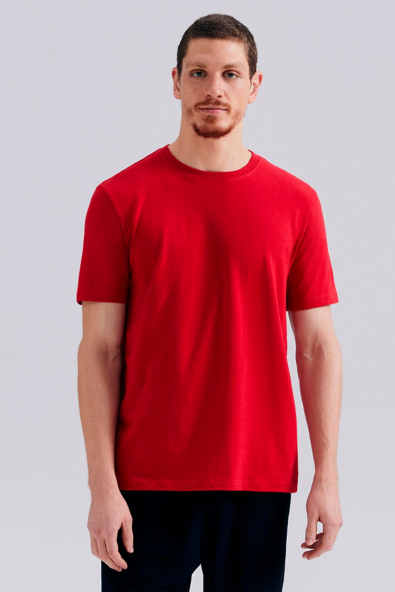 Camiseta Básica Hering World Masculina - Vermelha