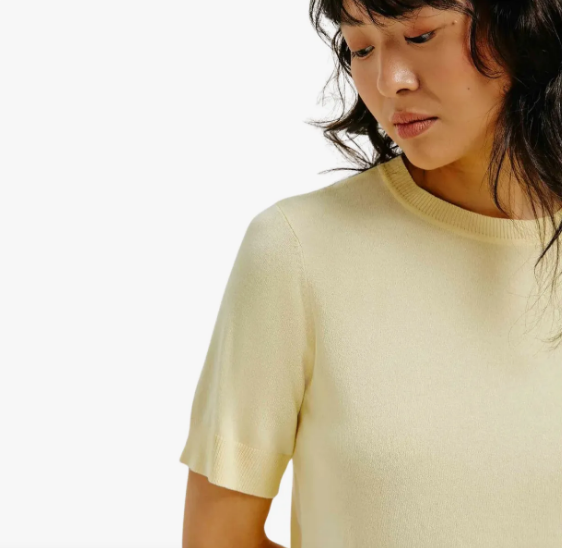 Blusa Tricot Hering Feminina - Amarela