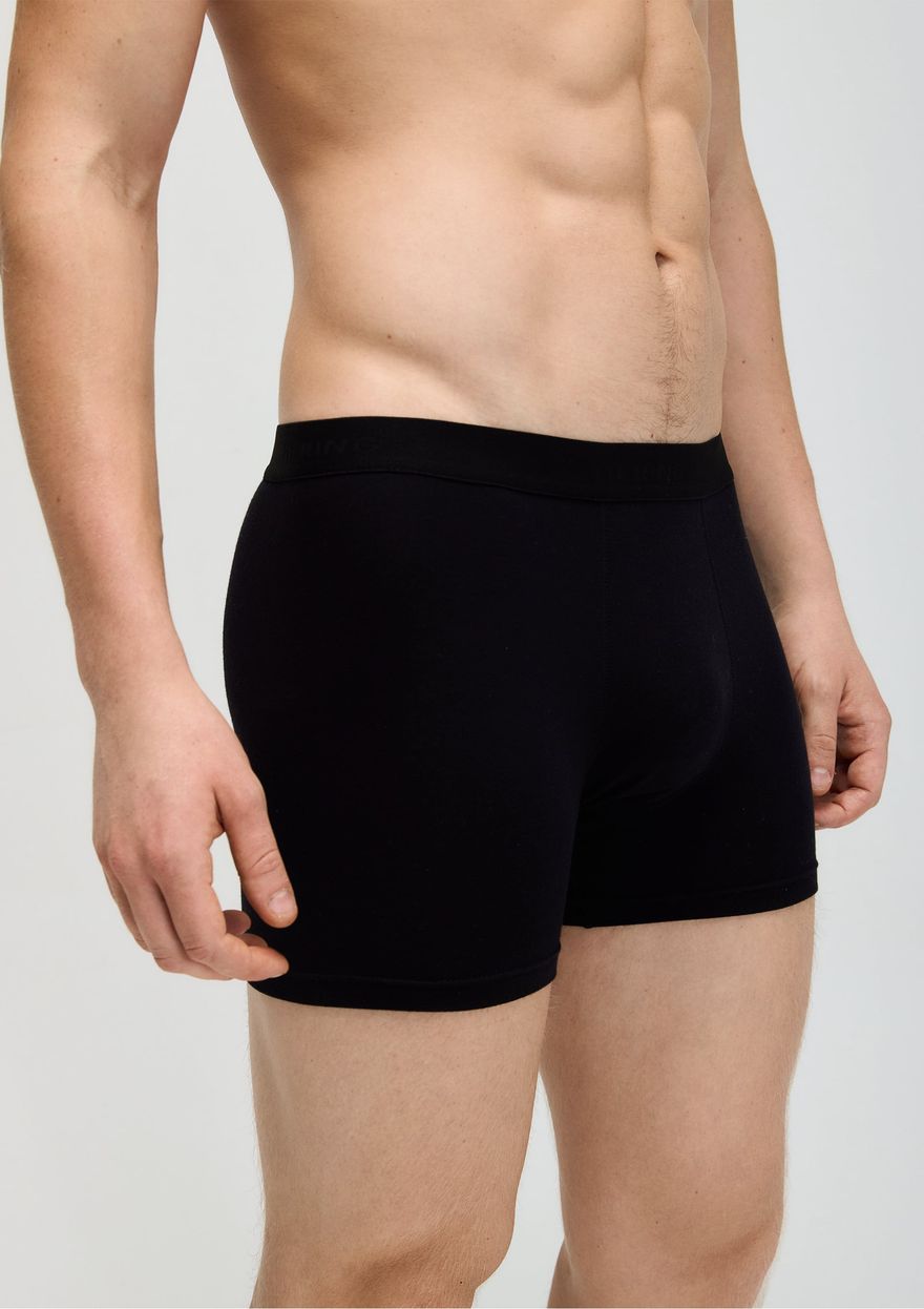 Cueca Hering Boxer Com Elástico Masculina - Preta