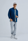 Calça Jeans Hering Básica Slim Masculina - Azul