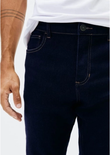 Calça Jeans Hering Skinny Soft Touch Masculina - Azul