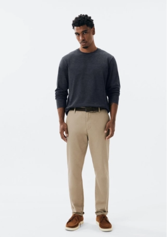 Camiseta Básica Hering Comfort Super Cotton Masculina - Cinza