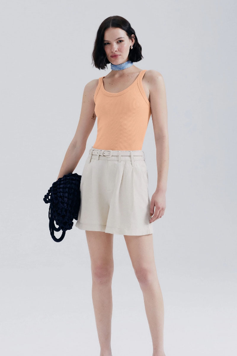 Blusa Regata Hering Feminina - Laranja