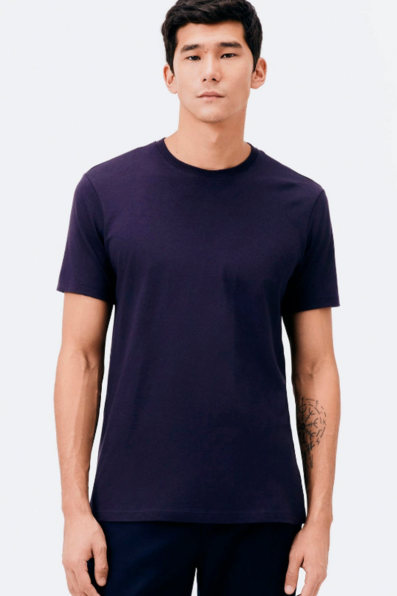 Camiseta Manga Curta Hering World Básica Masculina - Azul