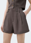 Shorts Cinza Alfaiataria Hering Feminina