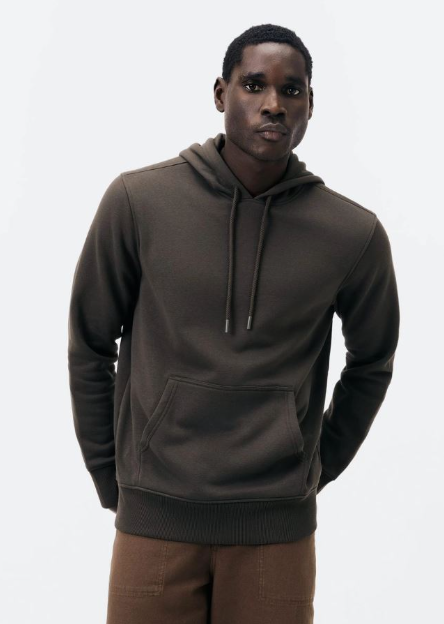 Blusão Básico Hering Comfort Em Moletom Peluciado Masculino - Verde