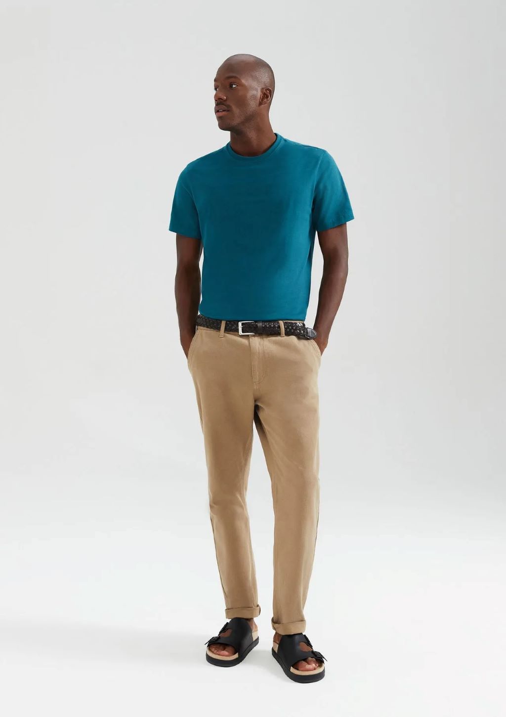 Camiseta Básica Comfort Super Cotton Masculino Hering - Azul