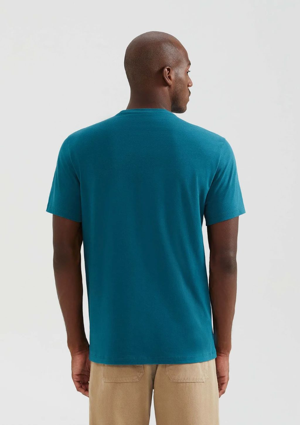 Camiseta Básica Comfort Super Cotton Masculino Hering - Azul