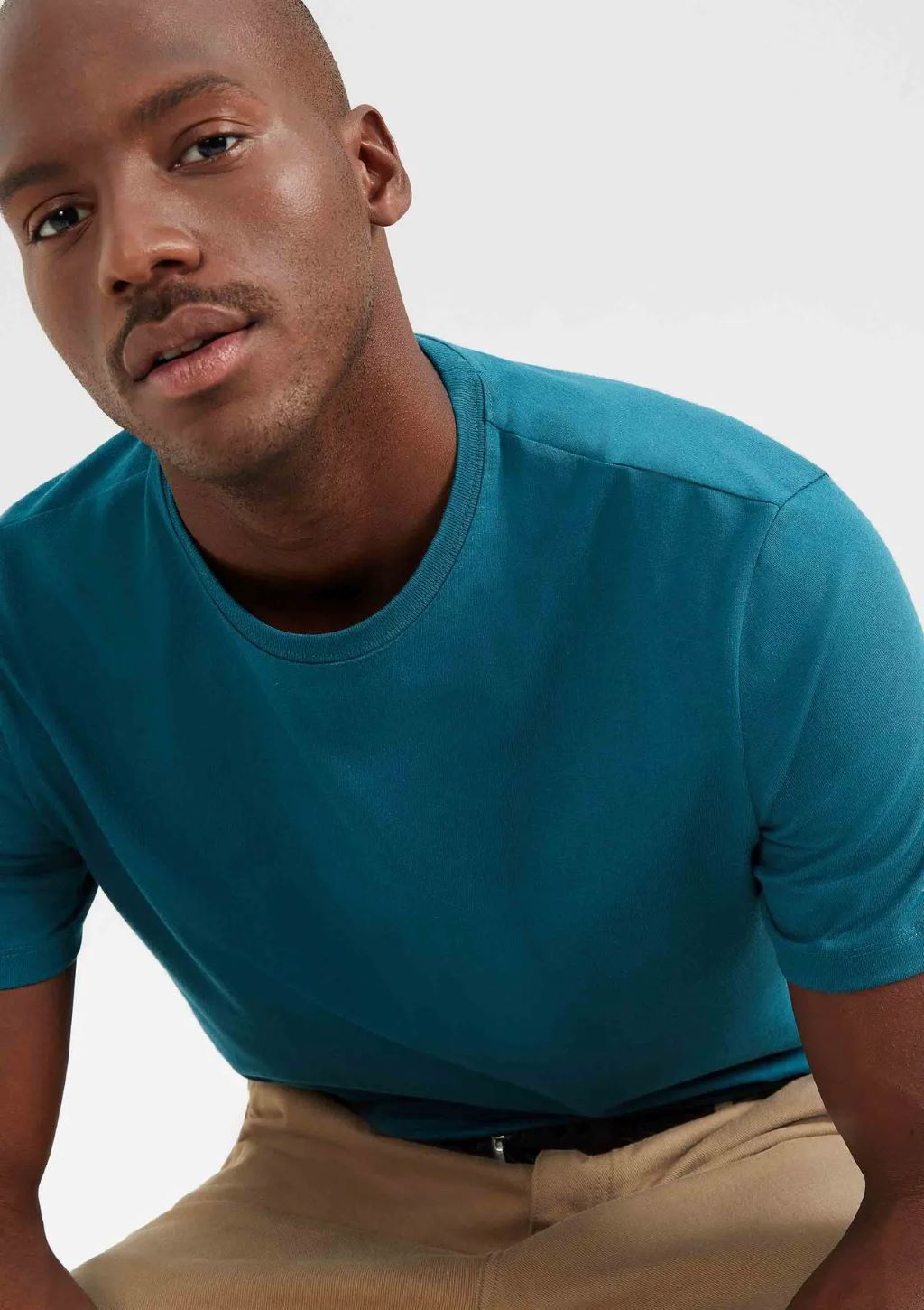 Camiseta Básica Comfort Super Cotton Masculino Hering - Azul