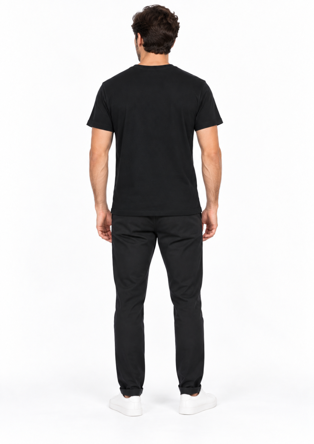 Camiseta Bolso Frontal Masculino Hering - Preta