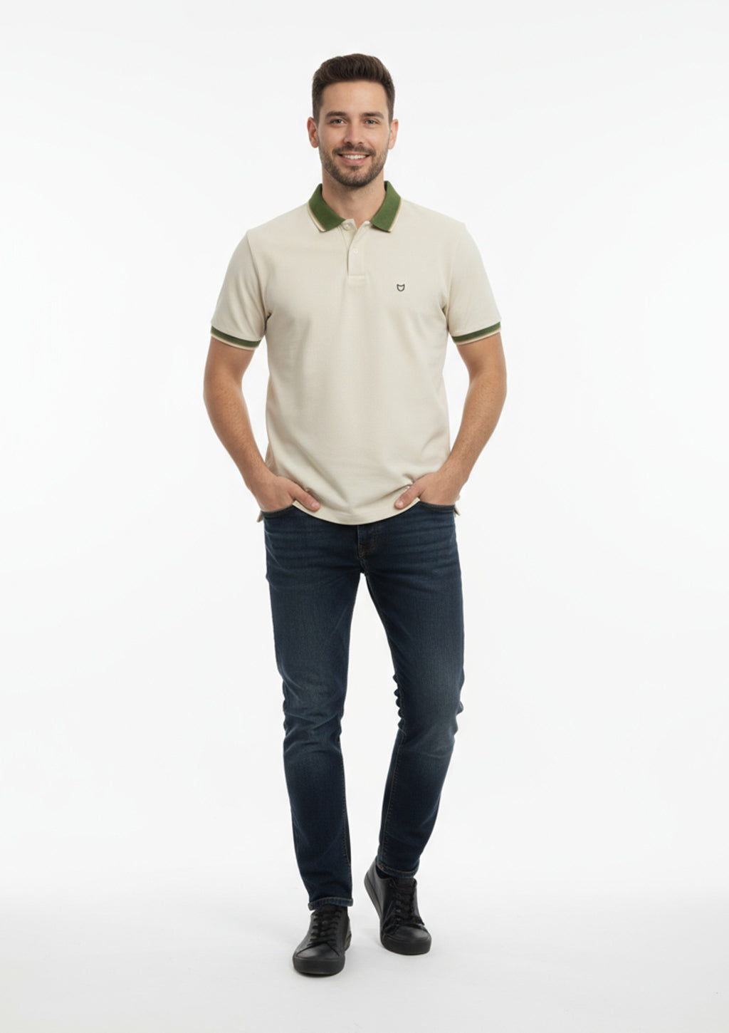 Camisa Polo Fred E Filó Listrada Masculina