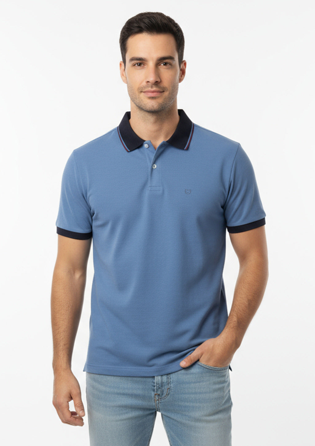 Camisa Polo Fred E Filó Listrada Masculina