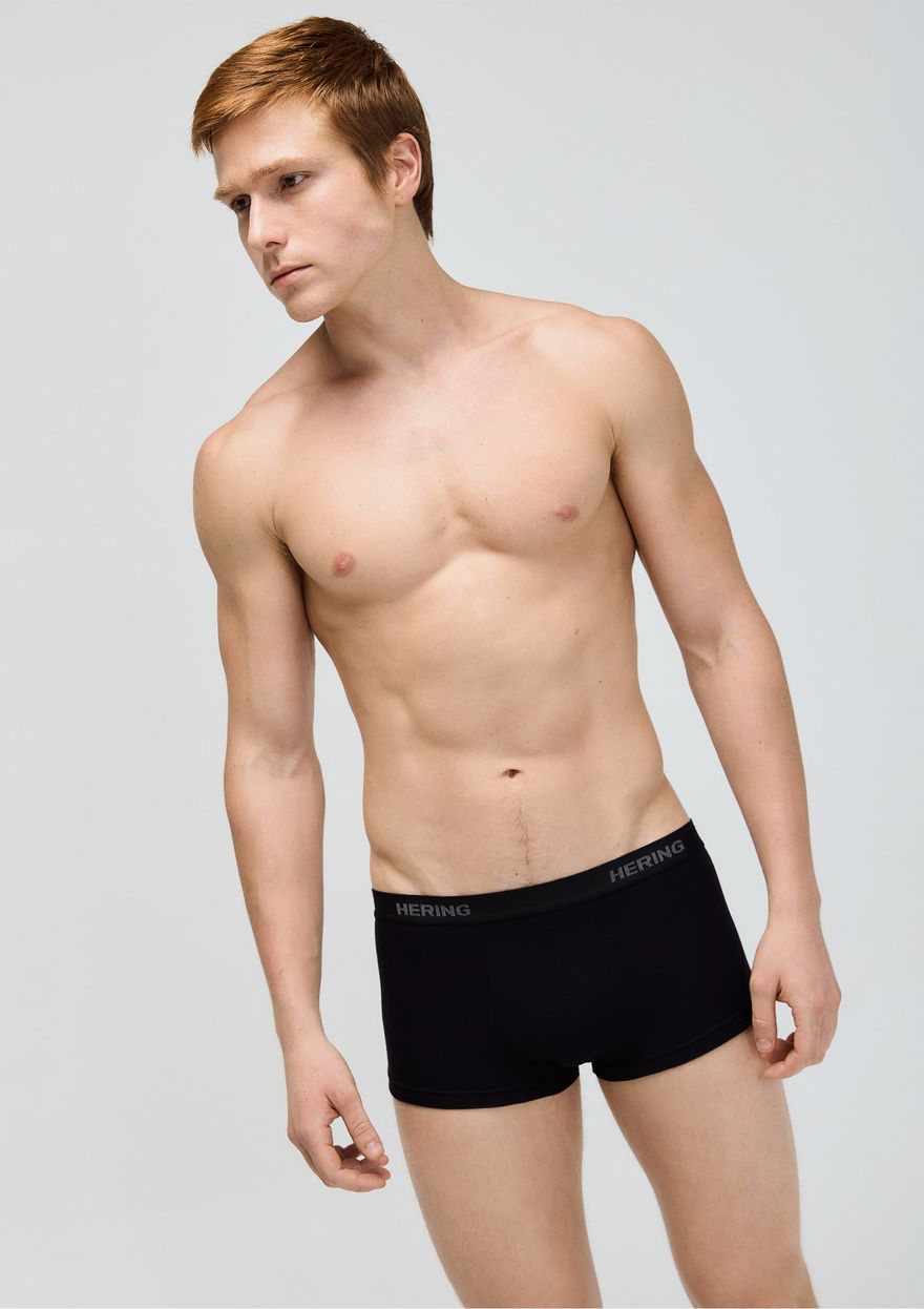 Kit Cueca Hering Boxer Em Malha Com Elástico Masculina PACK2 - Preta