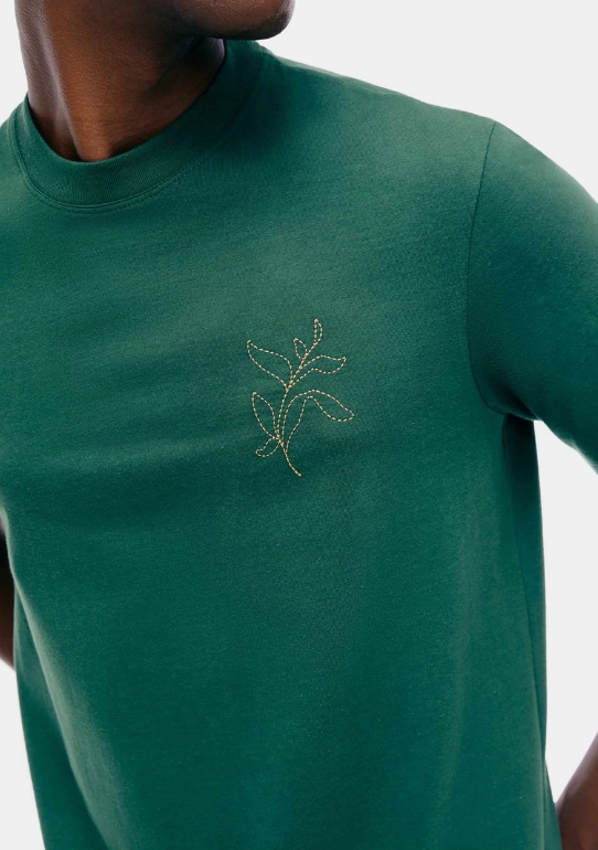 Camiseta Hering Comfort Super Cotton Masculina Com Estampa - Verde
