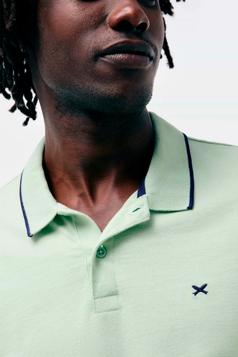 Camisa Polo Hering Básica Super Cotton Masculina - Verde