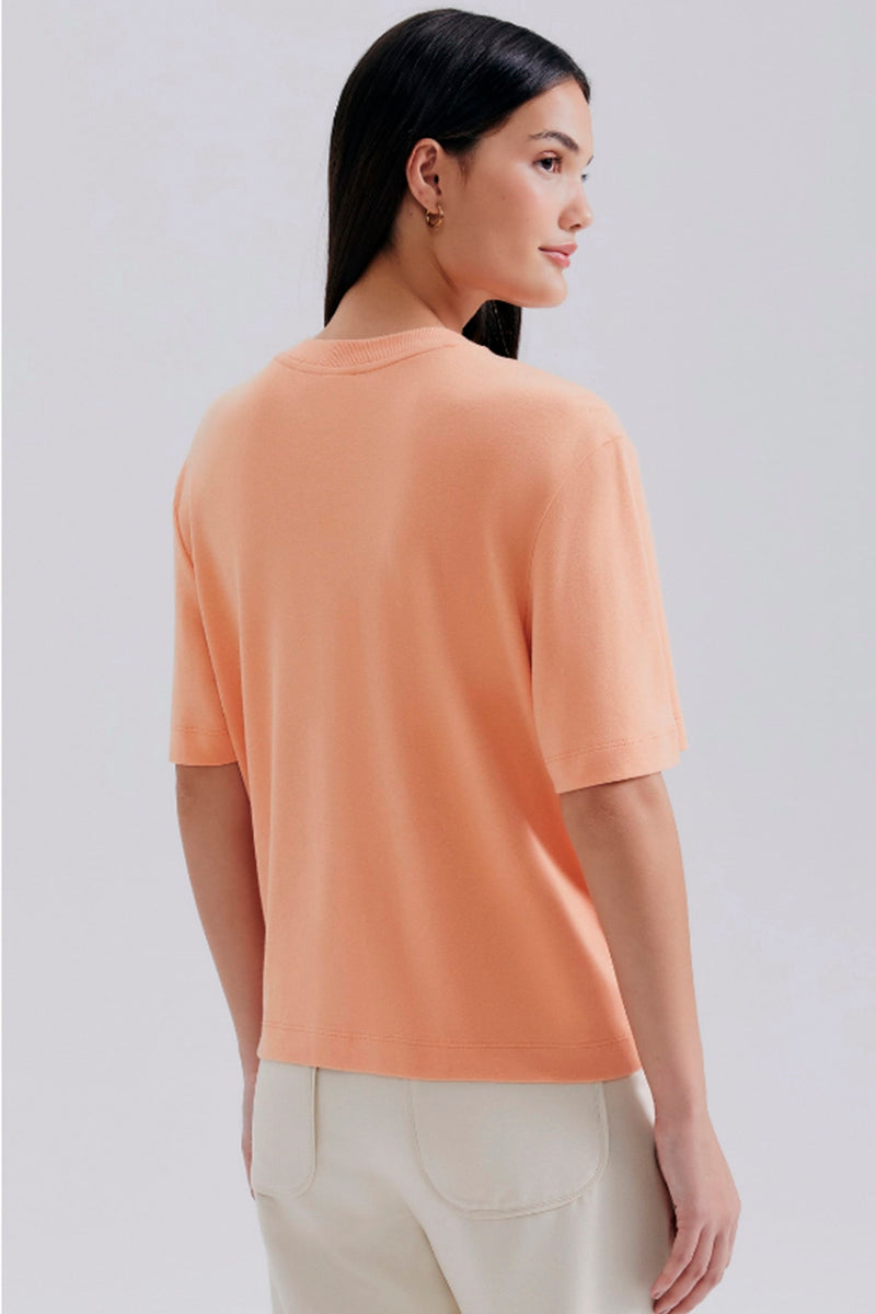 Blusa Básica Hering Mid Feminina - Laranja