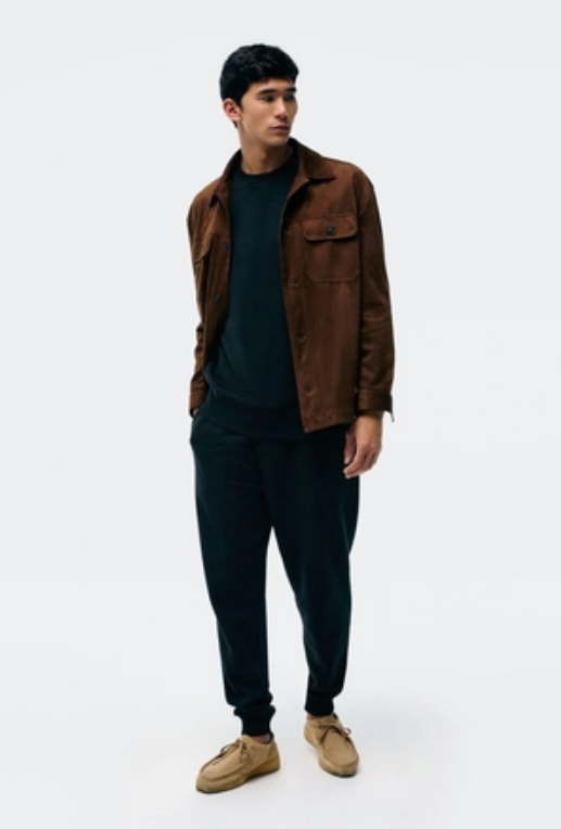Blusão Moletom Hering Peluciado Masculino - Preto